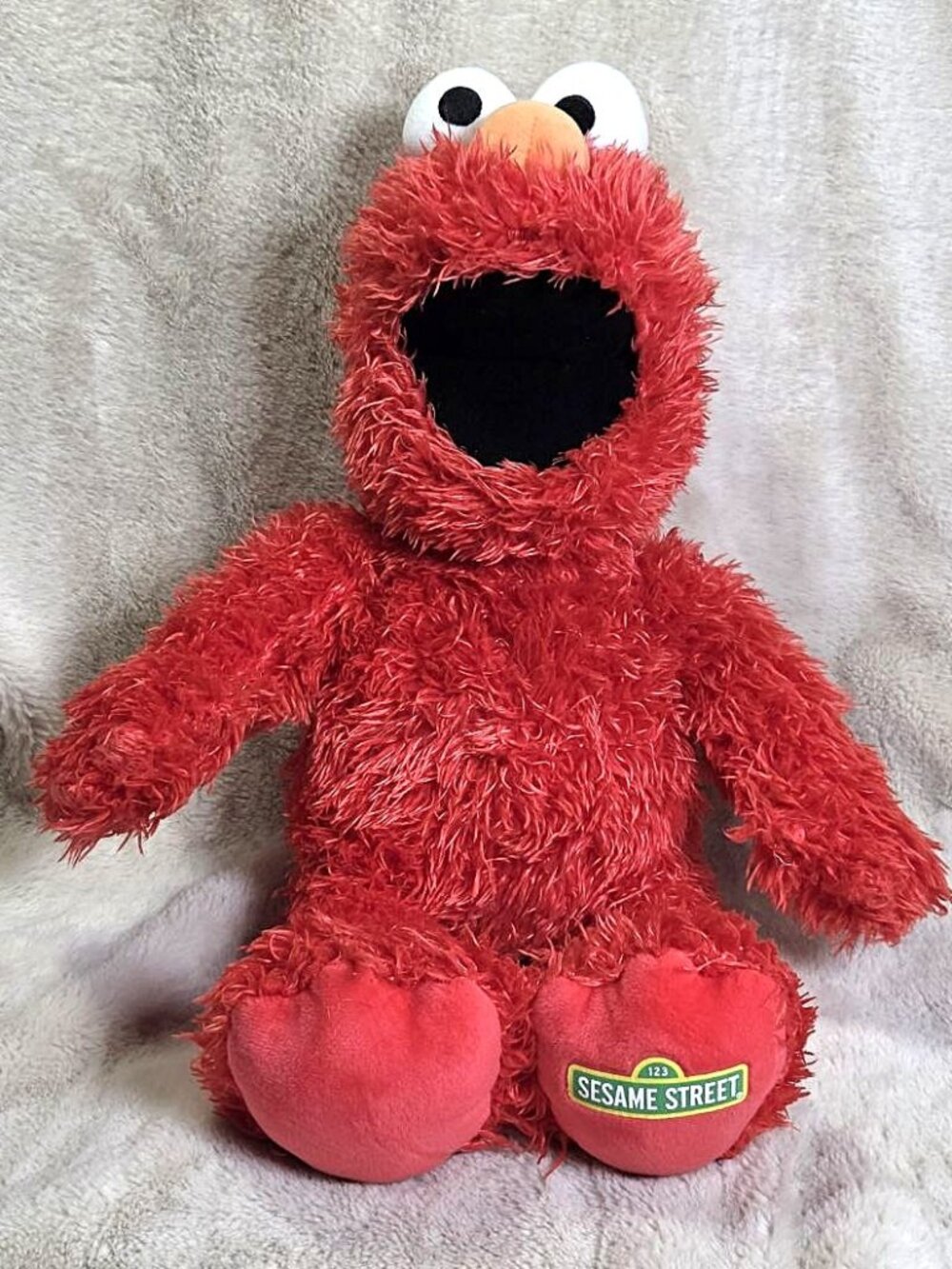 Build a Bear 2017 Retired Sesame Street Elmo 20" Plush Good Used Discontinued